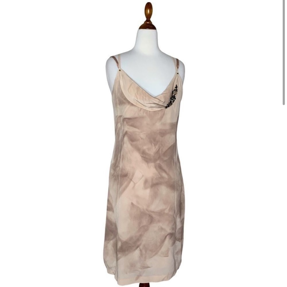 Diesel Silk Beige/Pink Dress - Picture 2 of 16